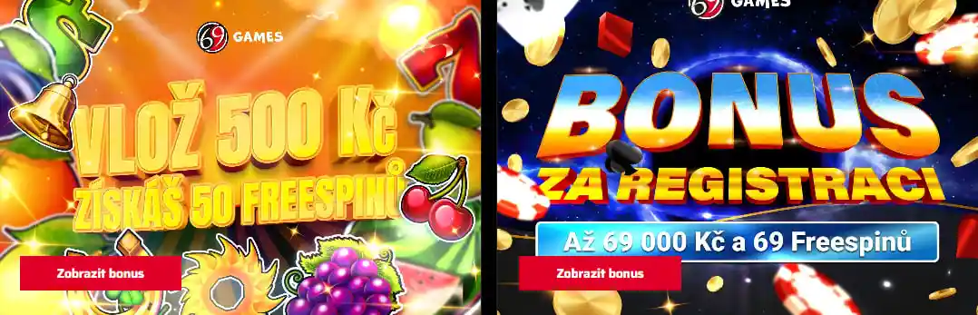 69 kasinu Bonus Bonus v kasinu 69