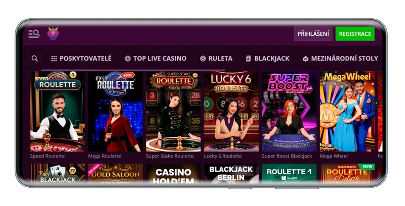 Mobilní casino Malina Mobilní kasino Malina