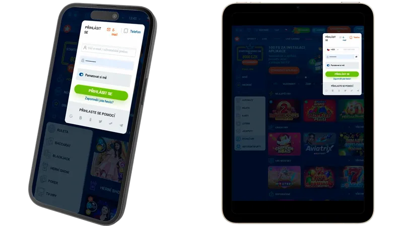 Přihlášení do aplikace MostBet MostBet app login