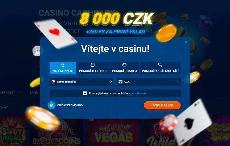 Registrace nového hráče v kasinu Mostbet Registrace v Mostbet Casino