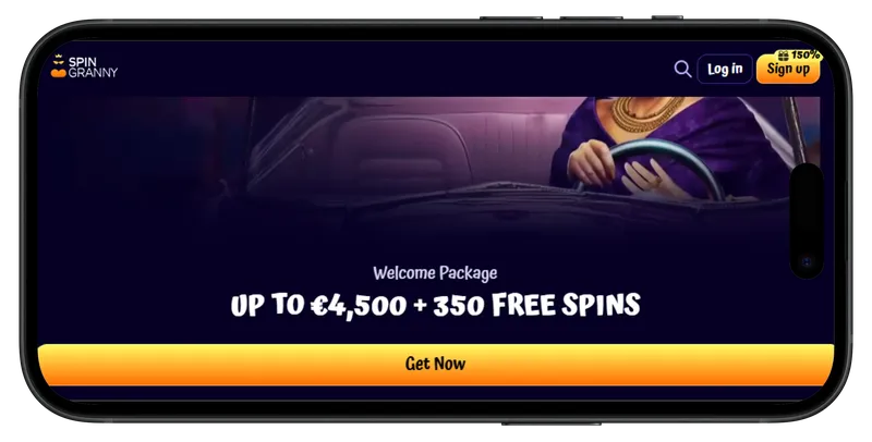 Mobilní verze online kasina SpinGranny