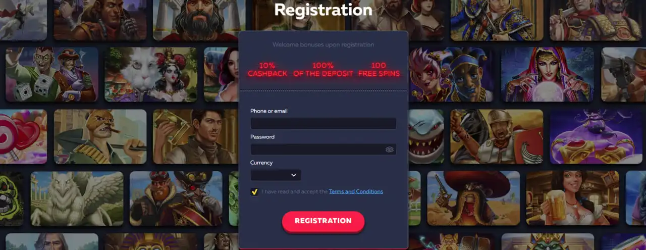 Registrace Vavada Registrace v kasinu Vavada